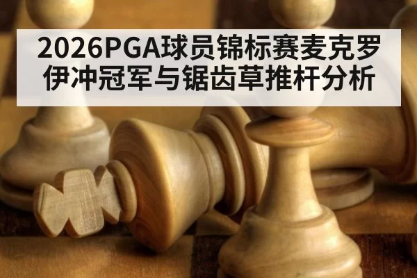 2026PGA球员锦标赛麦克罗伊冲冠军与锯齿草推杆分析